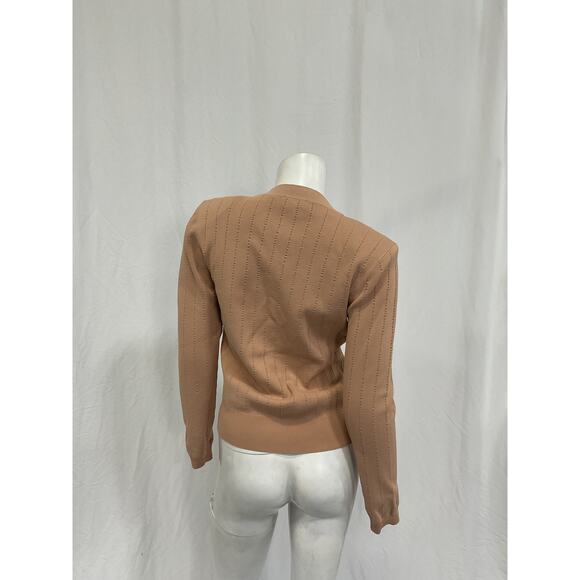 L'Agence 'Calypso' Pink Rayon Cardigan Size S - Picture 3 of 5